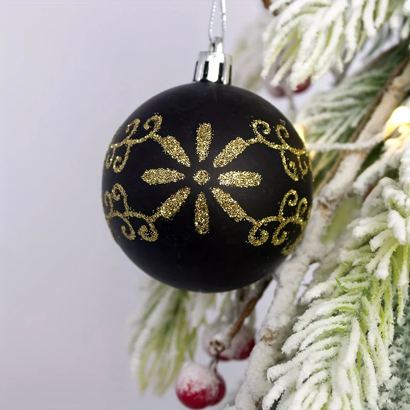 44Pcs 3/6CM Christmas Ball Merry Christmas Tree Topper Decoration for Home Decor Holiday New Year 2026 Navidad Gifts Supplies