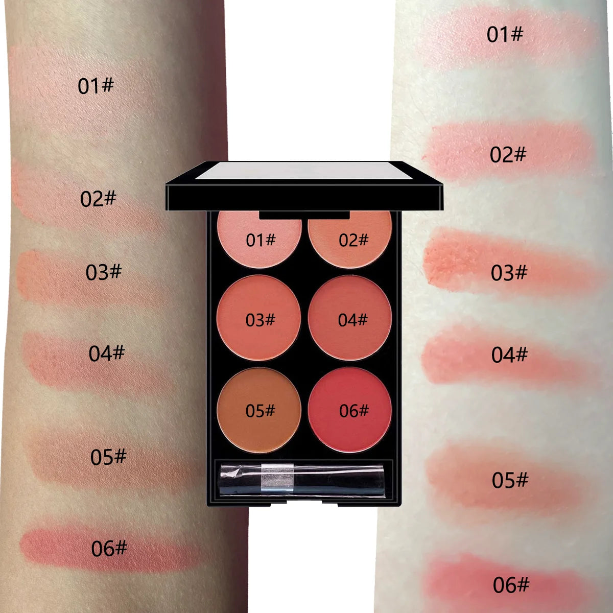 6-Color Blush &amp; Contour All-in-One Palette 2026