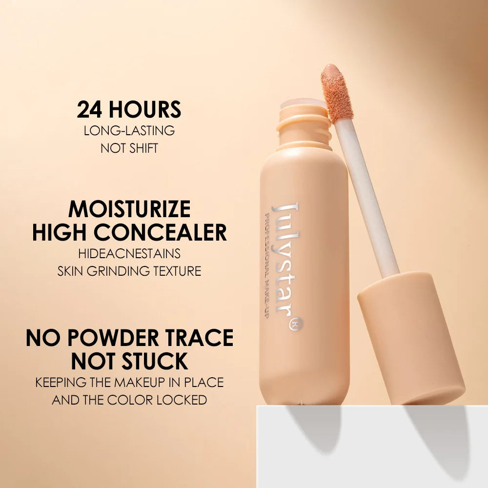 6 Colors Liquid Concealer Full Coverage for Acne Scars Tattoo Body Face Waterproof Long Lasting Easy Blend Korean Make Up