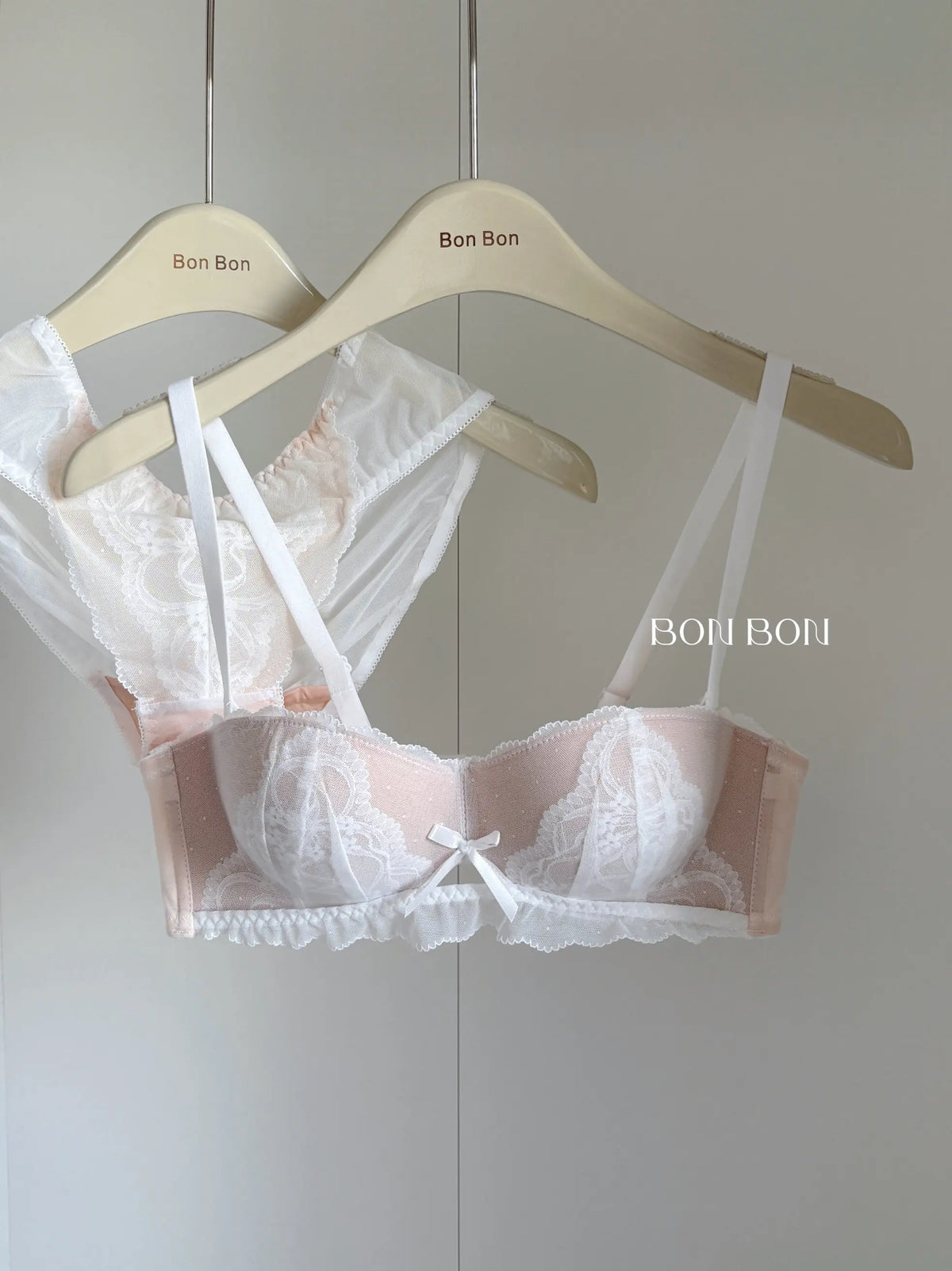Women's French Lace Bra & Briefs Set Sexy Semi Cup Push Up Small Bust Support Enhance Comfort Lightweight Bralette Free Shipping