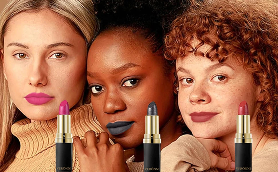 Pearly Glitter Velvet Lipstick,Metallic,Waterproof,Long-lasting,Shimmer,Diamond Lipstick,Glitter Lip Gloss, Lip Cosmetic Makeup