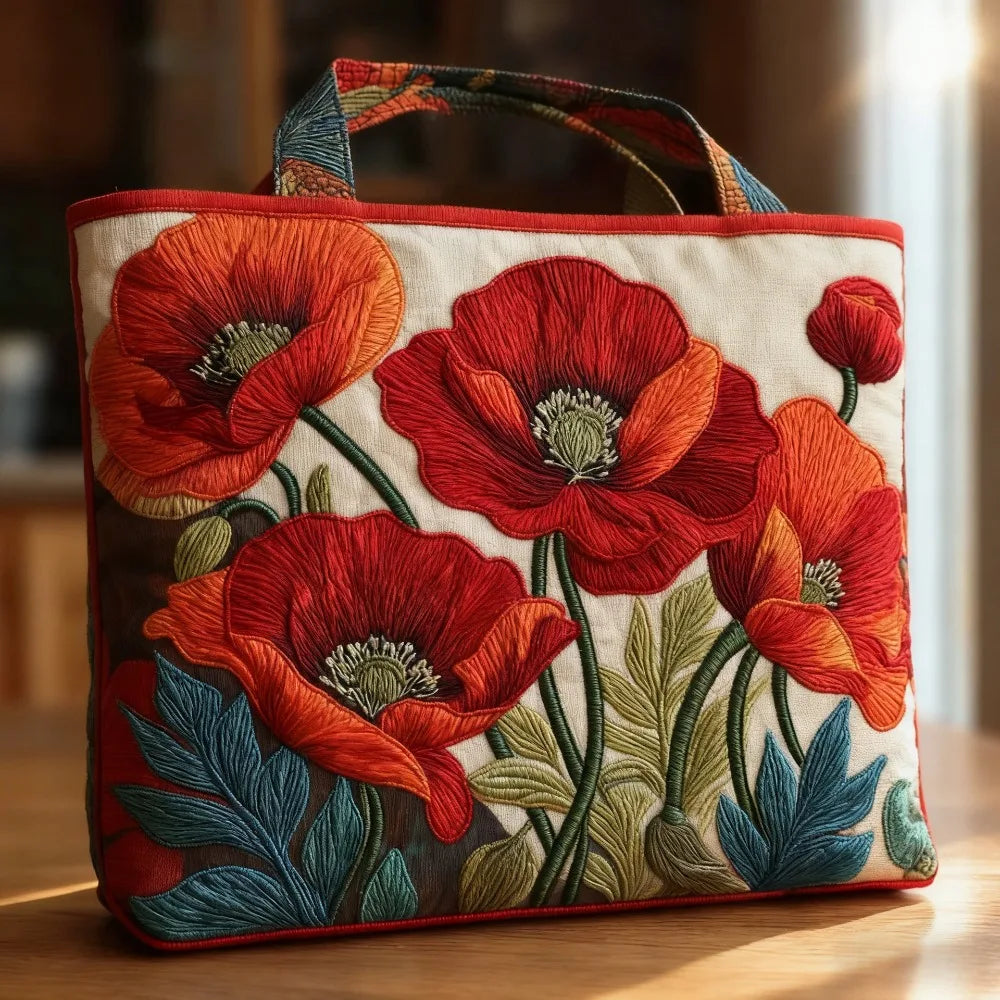 New Cat Pattern Quilted Tote Bag Large Capacity Soft Shoulder Tote Bag 3D Durable Shoulder Bag