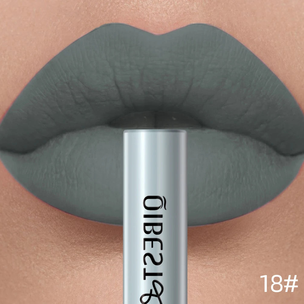 Liquid Lipstick Waterproof Velvet Nude Matte Sexy Red Lip Gloss Long Lasting Nonstick Lip Stain Makeup 24 Colors Hots