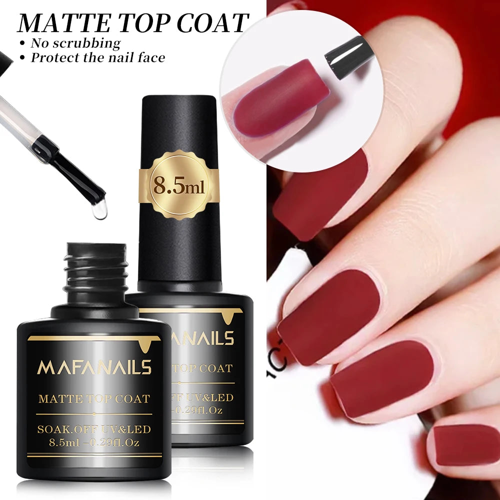 Nail Prep Dehydrator Acid free Nail Primer Gel Nail Varnish Polish Soak Off Base Top Coat Nail Art Function Gel Matte Top Coat