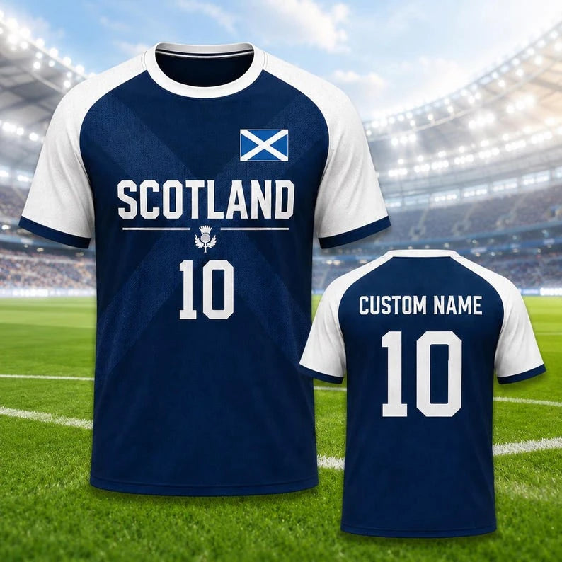 SCOTLAND FAN JERSEY 2026 JERSEY FOOTBALL SHIRT MATCH KIT TRAINING KIT 3D PRINTED OUTDOOR SPORTS ESSENTIAL FAMILY GIFT