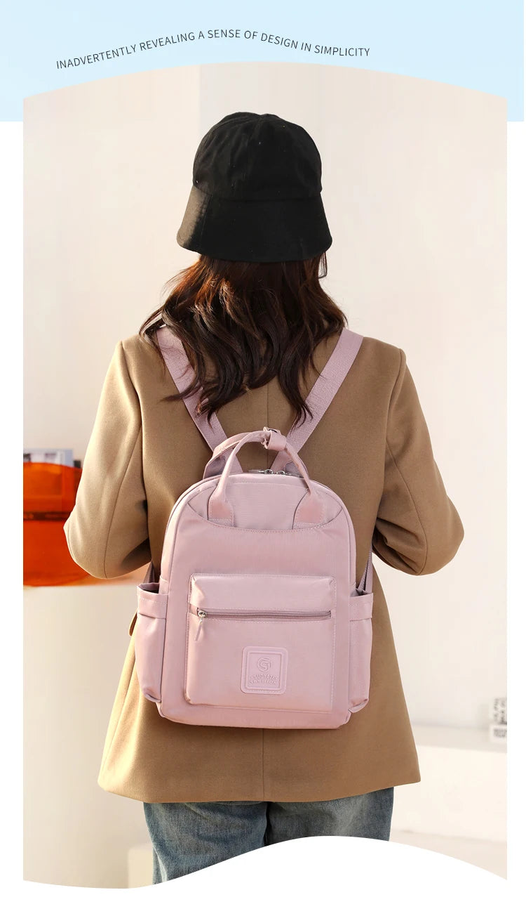 New Women's Fashion Backpack High Quality Large Capacity Women's Shoulder Bag Waterproof Multi Functional Handbag For Women