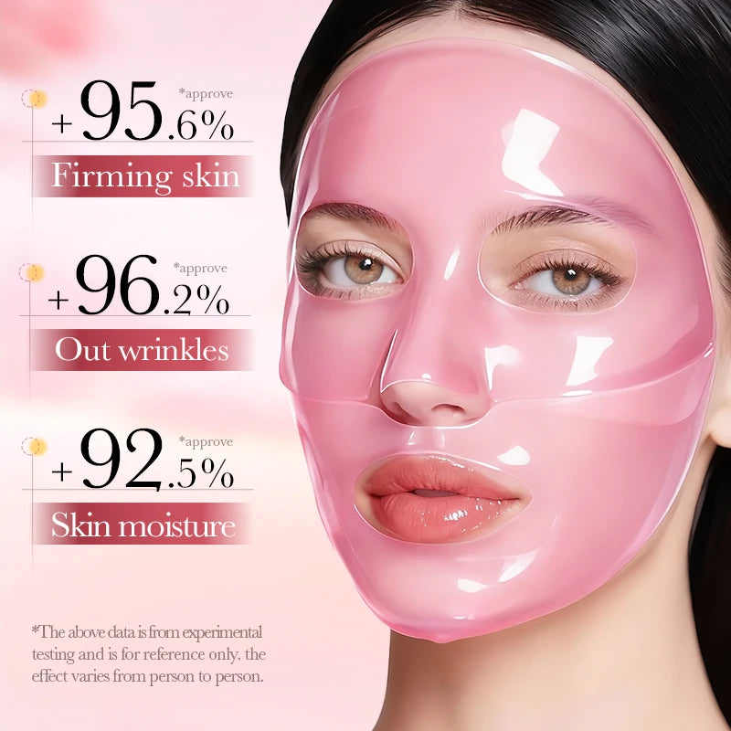 5pcs BIOAQUA Snal Collagen Facial Masks Moisturizing Anti-Wrinkle Whitening Anti-Aging Face Mask Collagen Masks Skin Care