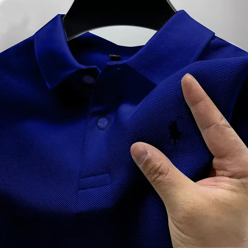 2026 Men’s Luxury Summer Polo T-Shirt – Casual Business Style