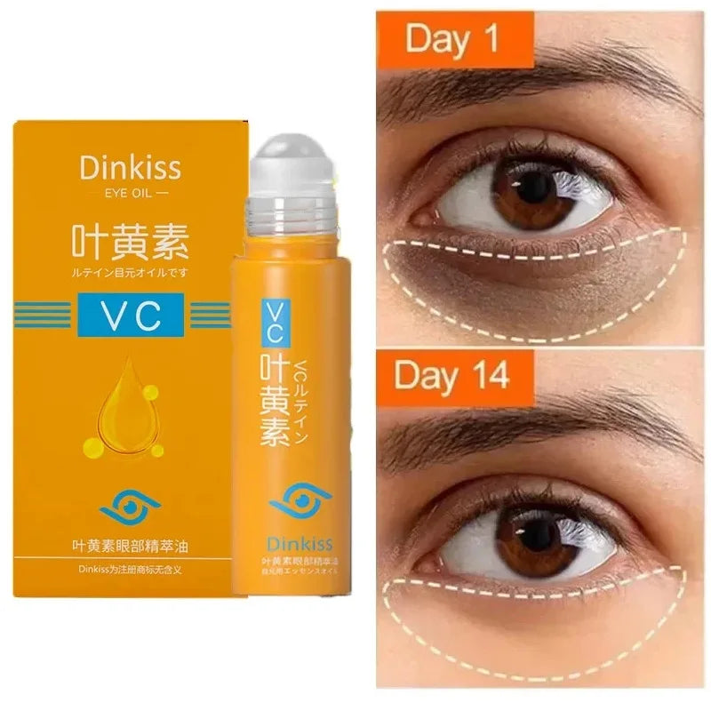 New Anti Dark Circles Under The Eyes Lutein Eye Essence Oil Exquisite Skin Eliminate Wrinkles Around The Eyes Reduce fine lines