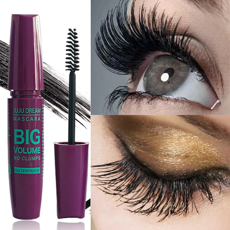 5D Black Waterproof Silk Fiber Mascara
