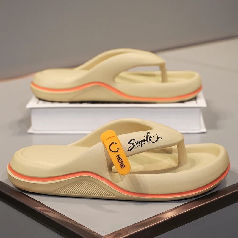 🩴 Summer Men’s Soft EVA Flip Flops – Anti-Slip Beach & Home Slides | شبشب رجالي صيفي بنعل EVA ناعم – للشاطئ والمنزل – مانع للانزلاق