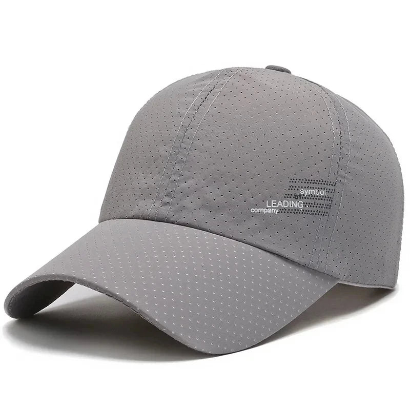 🧢 Quick-Dry Outdoor Sports Sun Cap – Unisex Adjustable Golf & Fishing Hat | قبعة رياضية صيفية سريعة الجفاف – للرجال والنساء – للجولف، الصيد، الجري