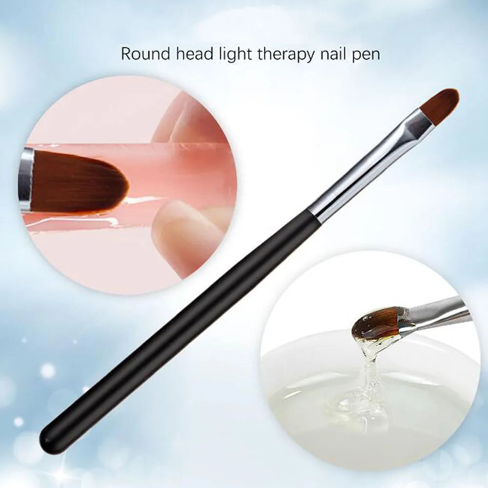 9pcs DIY Brush Nail Art Brush Set  Acrylic Lace Ombre Design Nail UV Gel Painting Drawing Flowers Pen Manicure Salon Tools Suit