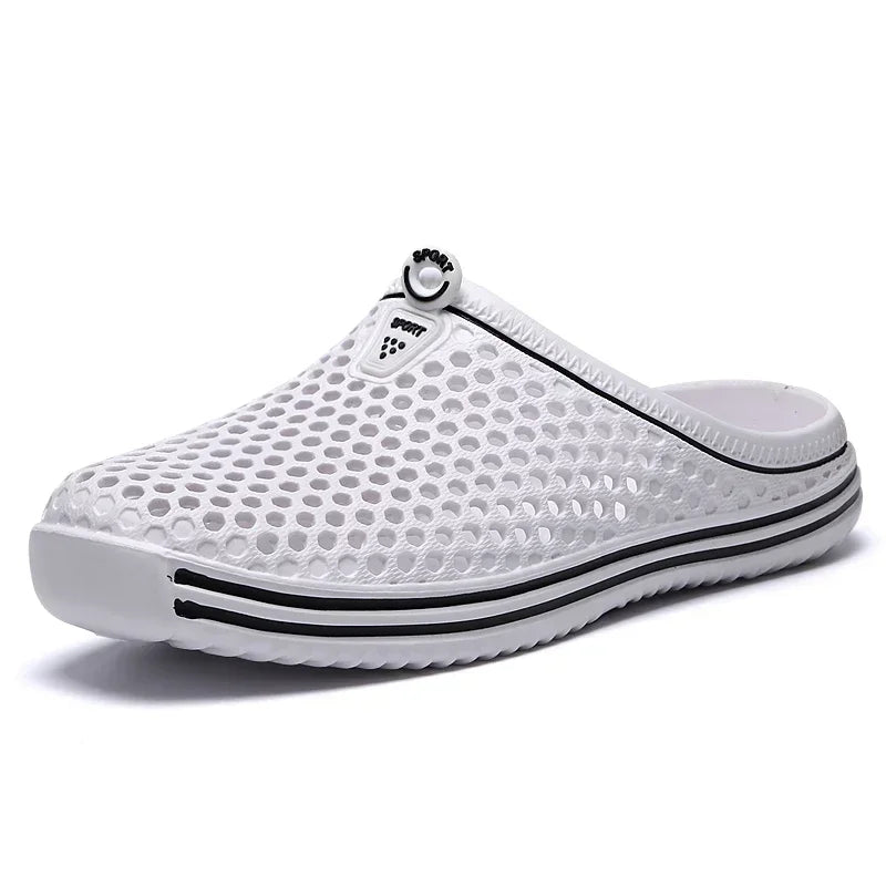 YRZL Men’s Lightweight Summer Clogs – EVA Breathable Slip-On Sandals for Beach, Garden & Home | صنادل صيفية رجالية خفيفة من YRZL – مخرمة وخفيفة للبحر والحديقة والمنزل