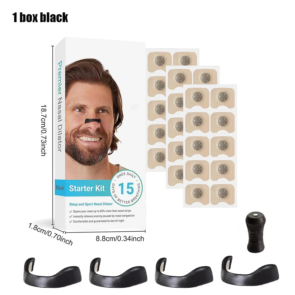 ✨ Magnetic Nasal Dilator Anti-Snoring Strips – Boost Oxygen & Improve Sleep 🔷 موسّع أنف مغناطيسي مضاد للشخير – شرائط لتسهيل التنفس وزيادة الأوكسجين أثناء النوم