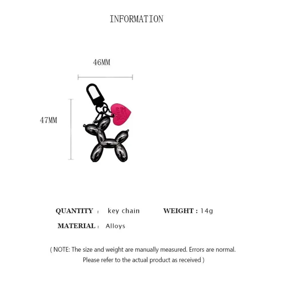 🐶 Y2K Balloon Dog Keychain – Funky Bag & Car Accessory | سلسلة مفاتيح كلب بالون ستايل Y2K – إكسسوار عصري للشنط والمفاتيح