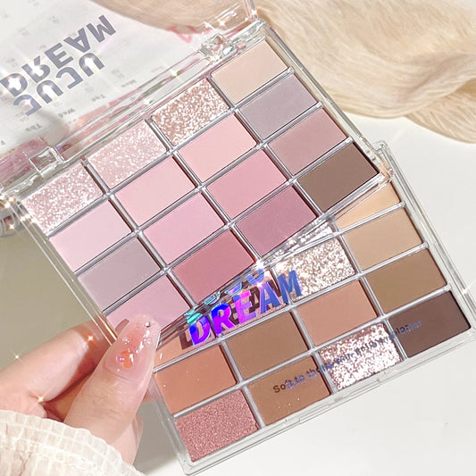 🌈 Love 16-Color Eyeshadow Palette – Matte & Pearlescent Earth Tones | لوحة ظلال عيون 16 لون – لؤلؤية ومطفية بدرجات ترابية ناعمة