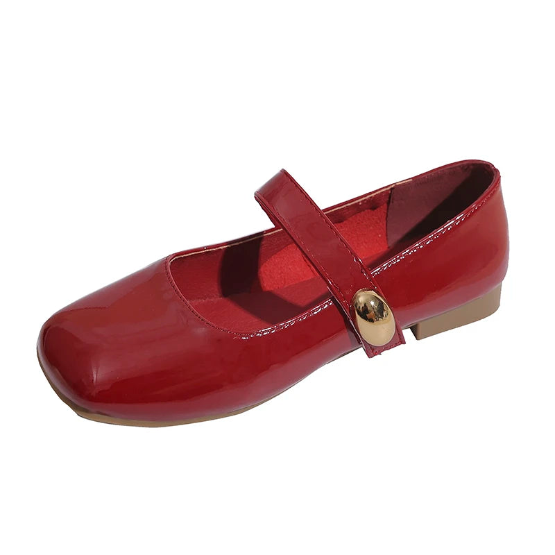 👠 Retro French Slip-On Elegant Flats – Lightweight Pointed Toe Shoes for Women | كعب نسائي مسطح أنيق بأسلوب فرنسي – سهل اللبس وخفيف – مقدمة مدببة