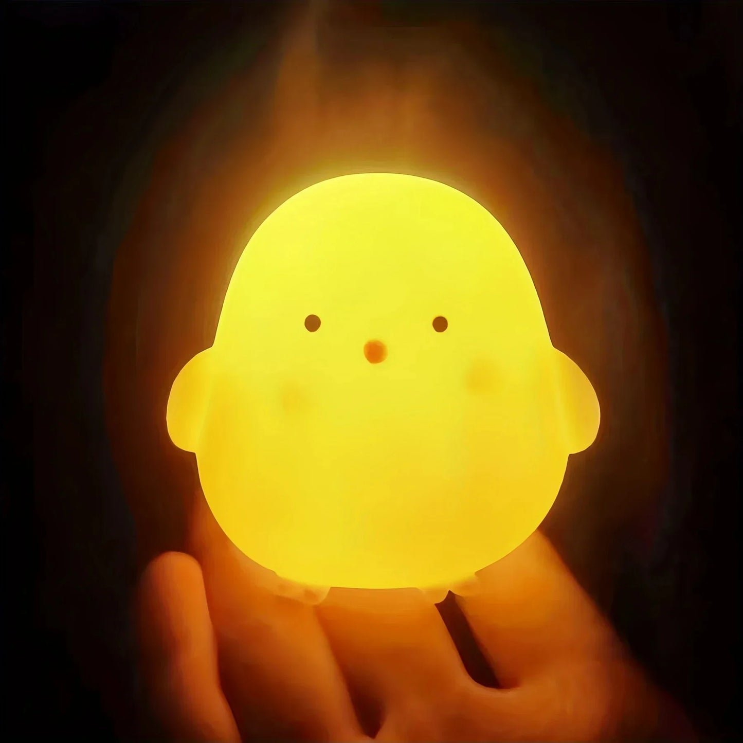 Little Yellow Duck Night Light – Cute Cartoon Bedside Lamp for Kids | مصباح بطة صفراء صغيرة ليلي – لمبة كرتونية لطيفة بجانب السرير للأطفال