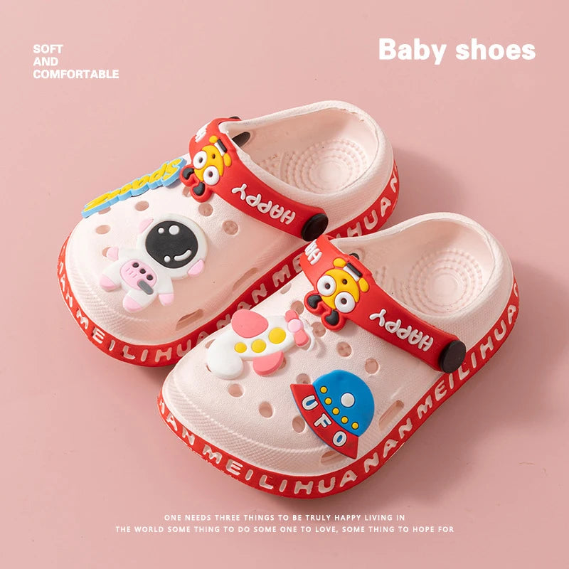 🐾 Cute EVA Cartoon Garden Sandals – Summer Beach Slippers for Kids | صنادل أطفال كرتونية خفيفة – شباشب صيفية عالية الجودة للحديقة والشاطئ