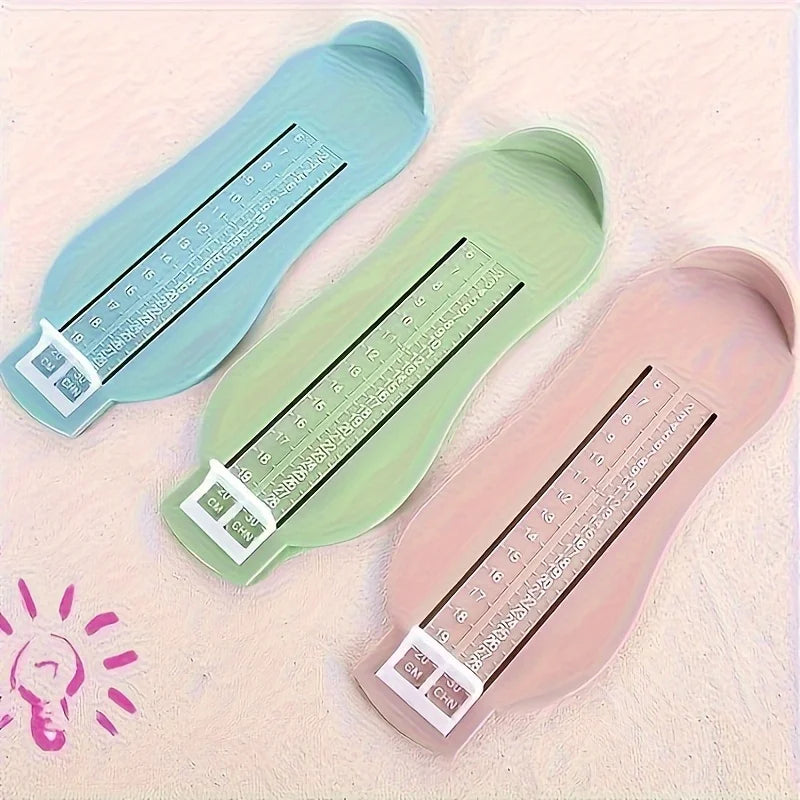 👣 Baby Foot Ruler – Kids Shoe Size Measuring Tool | مسطرة قدم للأطفال – أداة قياس مقاس الحذاء للرضّع والأطفال