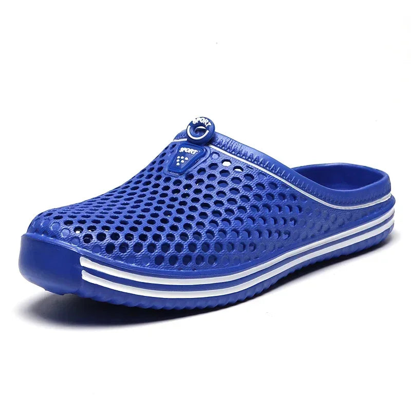 YRZL Men’s Lightweight Summer Clogs – EVA Breathable Slip-On Sandals for Beach, Garden & Home | صنادل صيفية رجالية خفيفة من YRZL – مخرمة وخفيفة للبحر والحديقة والمنزل