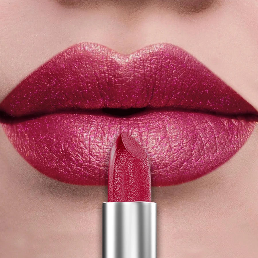 ✨ 21 Colors Metallic Glitter Lipstick – Bold, Shiny & Long-Lasting Matte Tint 🔷 طقم 21 لون من أحمر الشفاه اللامع المعدني – ألوان قوية بلمعة لؤلؤية تدوم طويلًا