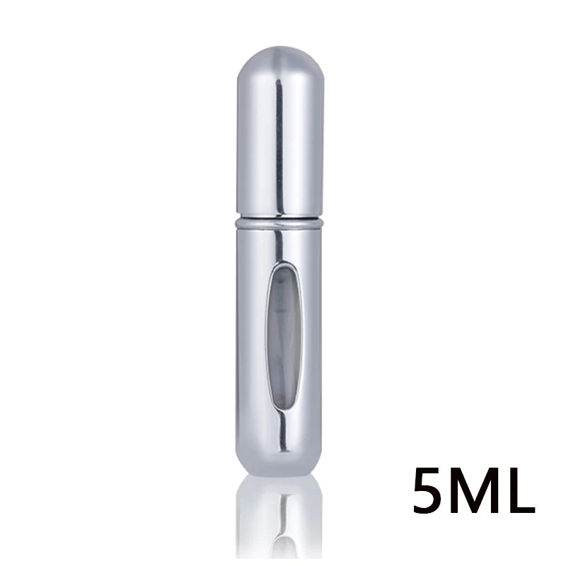 5ml Refillable Travel Perfume Bottle – Bottom Refill Spray Container with Press Head for Cosmetics & Liquids | عبوة عطر قابلة لإعادة التعبئة 5 مل – تعبئة من الأسفل مع بخاخ محمول مثالي للسفر والتجميل