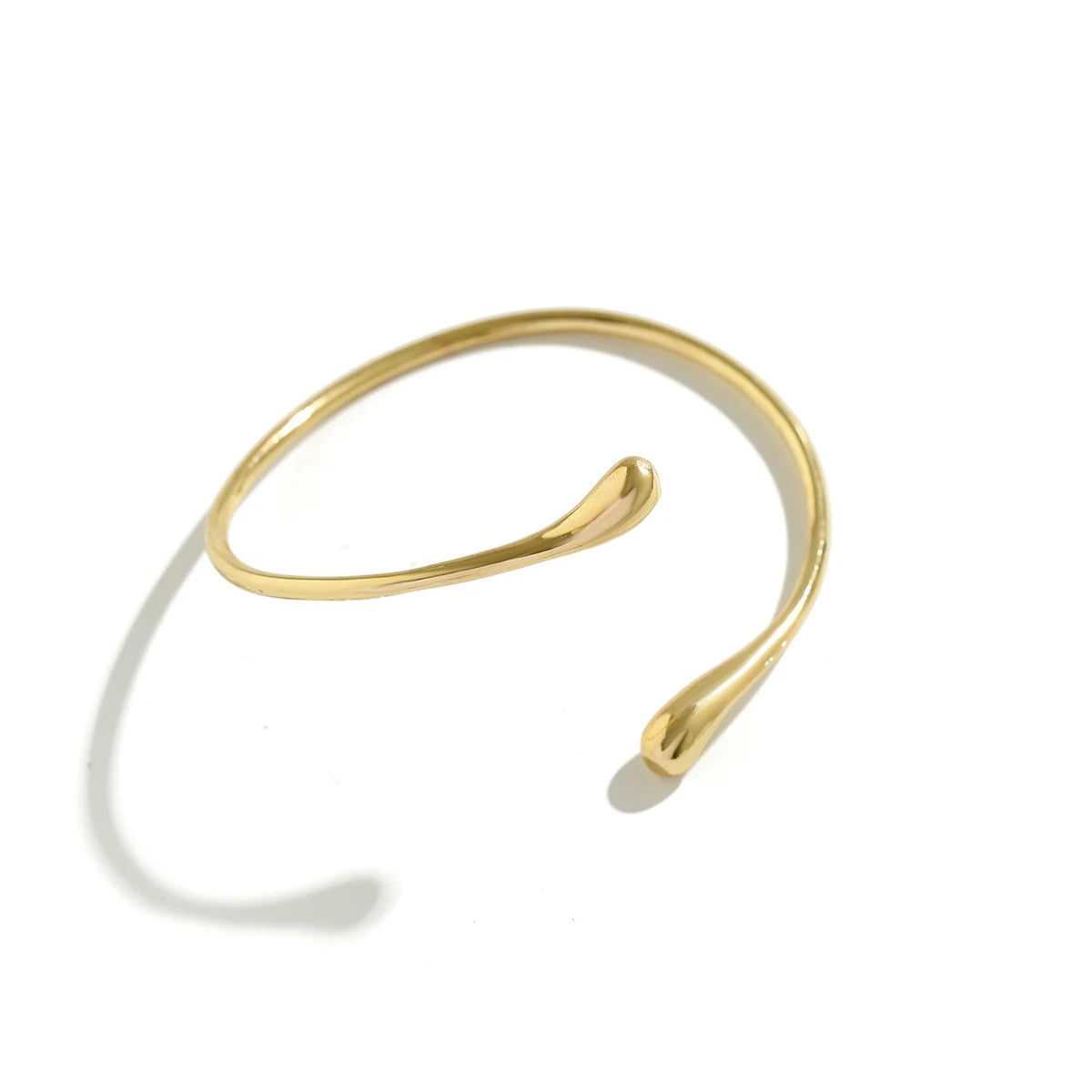✨ Ingemark Vintage Water Drop Cuff Bracelet 💧 – 2024 Geometric Open Bangle for Women | سوار كف مفتوح بتصميم قطرة ماء من إنجمارك – موضة 2024 بأسلوب أنثوي هندسي راقٍ