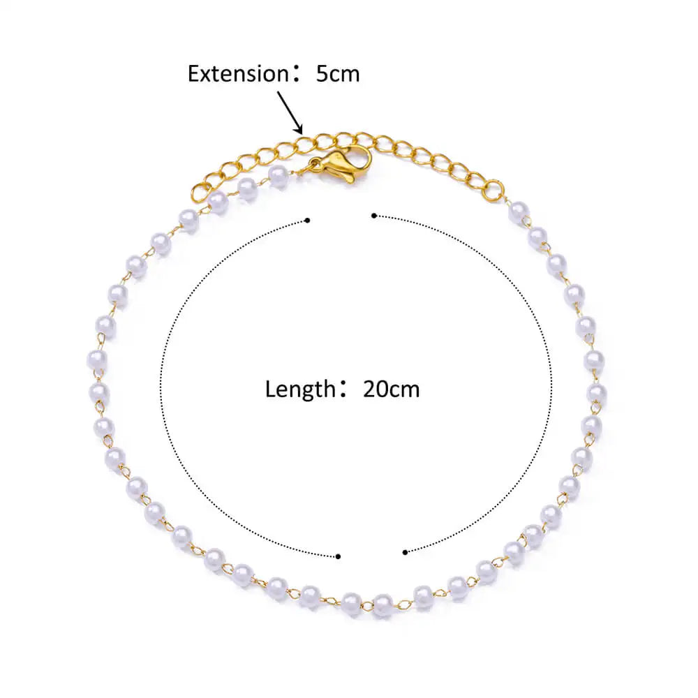 ✨ Ocean Animal Anklet – Gold Stainless Steel Beach Foot Jewelry 🔷 خلخال بسلسلة حيوانات البحر – ستانلس ستيل ذهبي لإطلالة صيفية أنيقة للنساء