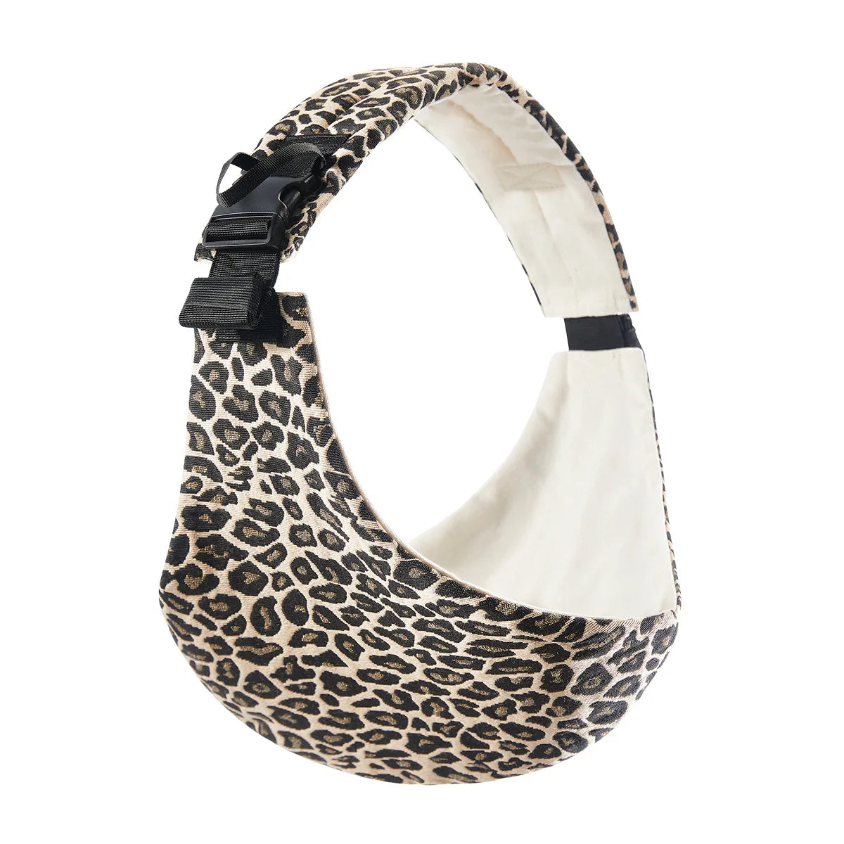 🦓 Leopard Print Baby Carrier – Front-Facing Portable Hug Carrier with Waist Stool | حاملة أطفال أمامية بنقشة فهد – مريحة ومحمولة مع دعامة خصر لحمل آمن بالخارج
