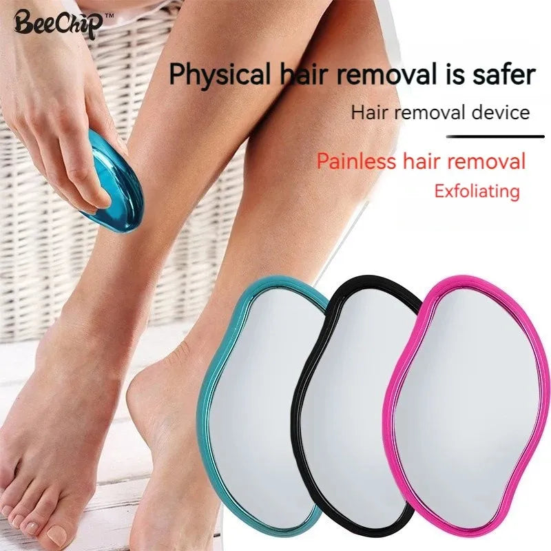🧼 Nano Glass Painless Hair Removal Tool | أداة إزالة الشعر الزجاجية النانوية – بدون ألم أو تهيّج للبشرة