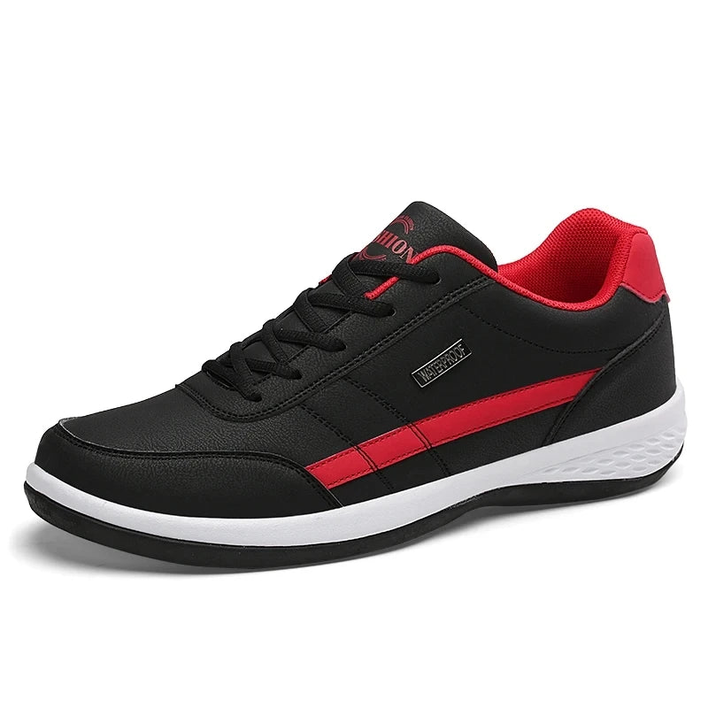 👟 YRZL Men’s Waterproof Leather Walking Sneakers – Non-Slip Casual Sports Shoes | حذاء رجالي رياضي مقاوم للماء – جلد أنيق ومريح – مانع للانزلاق