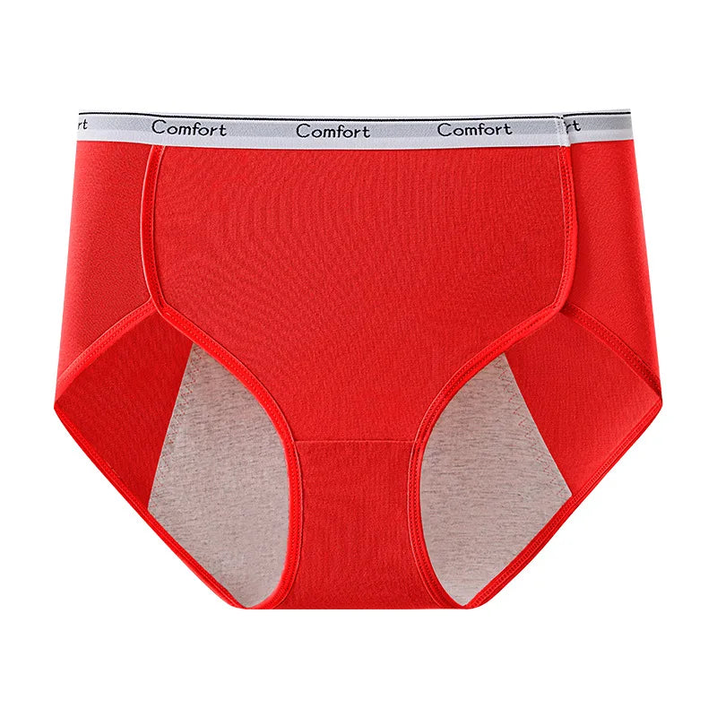 ✨ Women's Leak-Proof Menstrual Panties – High Waist Cotton Underwear 🔷 سروال داخلي نسائي مقاوم للتسرب للدورة الشهرية – خصر عالي من القطن المريح
