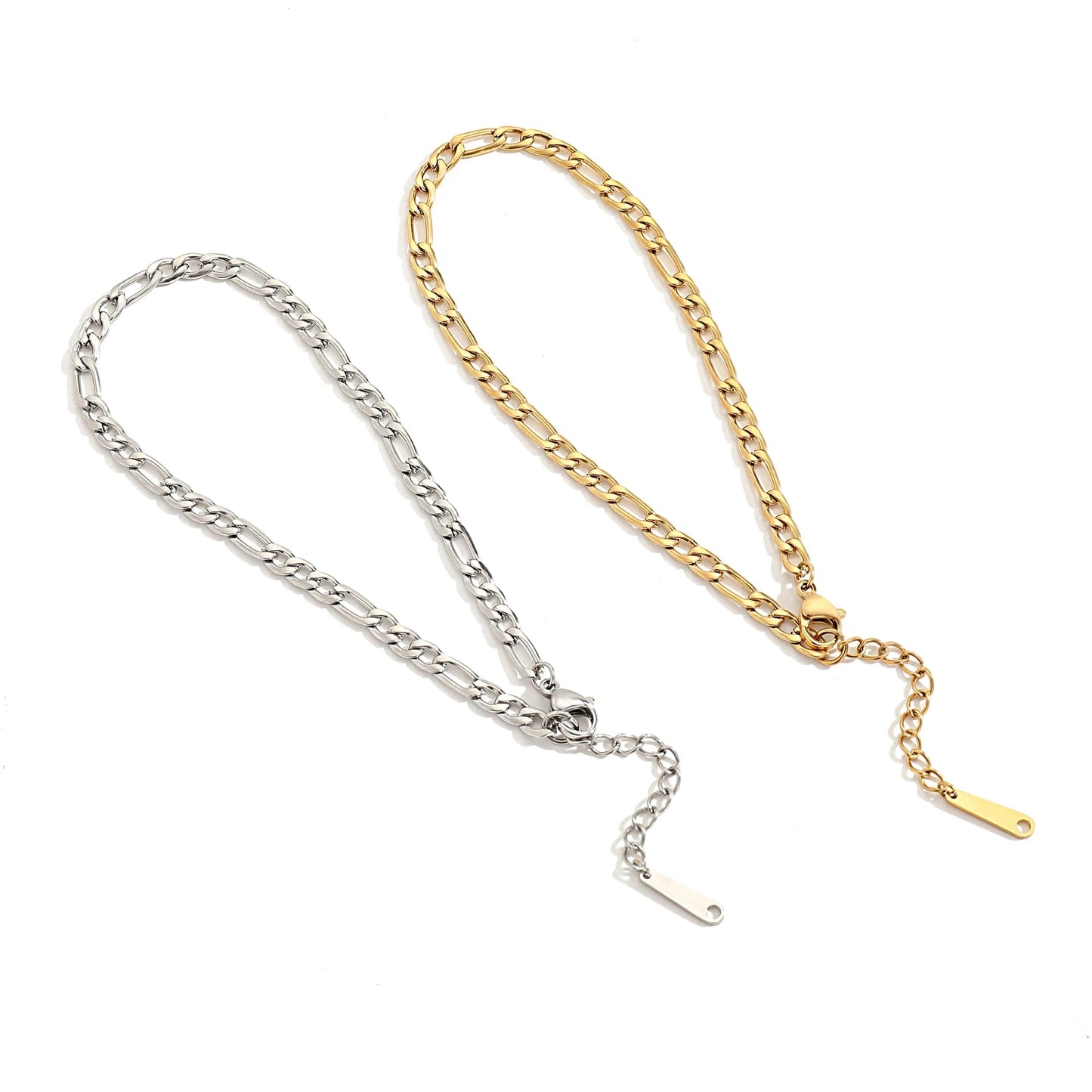 Fashion Franco Link Chain Anklet – Unisex Stainless Steel Cuban-Style Foot Jewelry | خلخال سلسلة فرانكو ستانلس ستيل – إكسسوار قدم عصري للرجال والنساء بأسلوب كيوبيان وهيب هوب