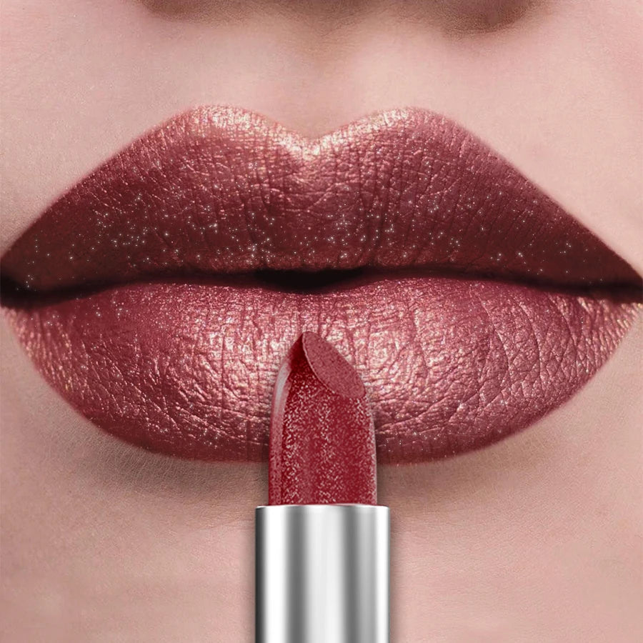 ✨ 21 Colors Metallic Glitter Lipstick – Bold, Shiny & Long-Lasting Matte Tint 🔷 طقم 21 لون من أحمر الشفاه اللامع المعدني – ألوان قوية بلمعة لؤلؤية تدوم طويلًا