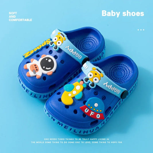 🐾 Cute EVA Cartoon Garden Sandals – Summer Beach Slippers for Kids | صنادل أطفال كرتونية خفيفة – شباشب صيفية عالية الجودة للحديقة والشاطئ