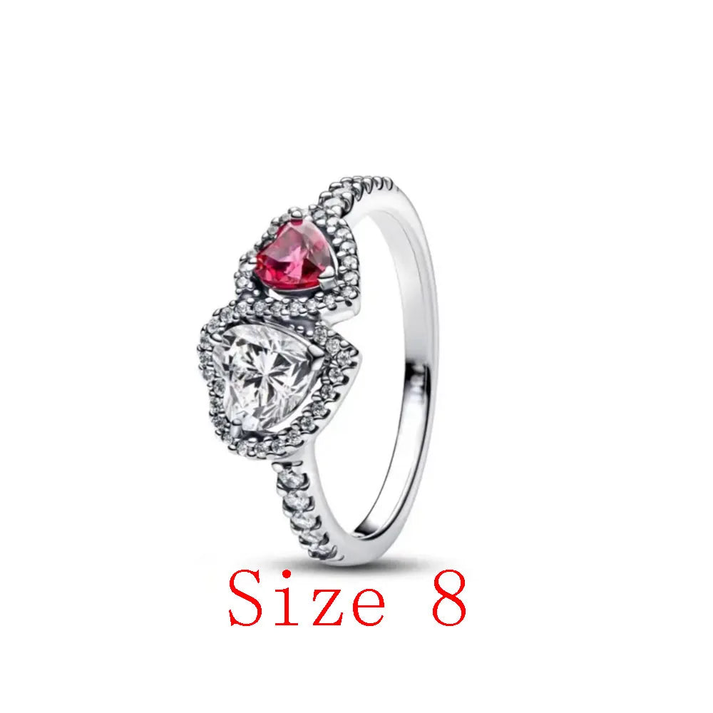 Valentine's Day Red Christmas Apple Gift  Dangle Charms Beads 925 Sterling Silver  Fit Original Heart Bracelet Women Jewelry