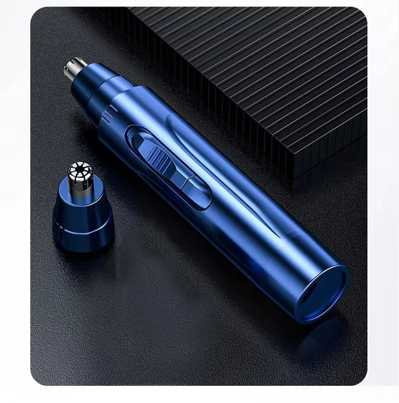 Powerful Electric Nose & Ear Hair Trimmer – High Torque Motor, Low Noise for Men & Women | ماكينة تشذيب شعر الأنف والأذن الكهربائية – محرك قوي وصوت منخفض للرجال والنساء