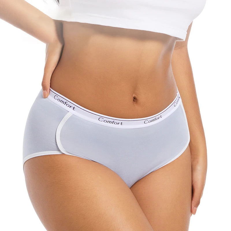 ✨ Women's Leak-Proof Menstrual Panties – High Waist Cotton Underwear 🔷 سروال داخلي نسائي مقاوم للتسرب للدورة الشهرية – خصر عالي من القطن المريح