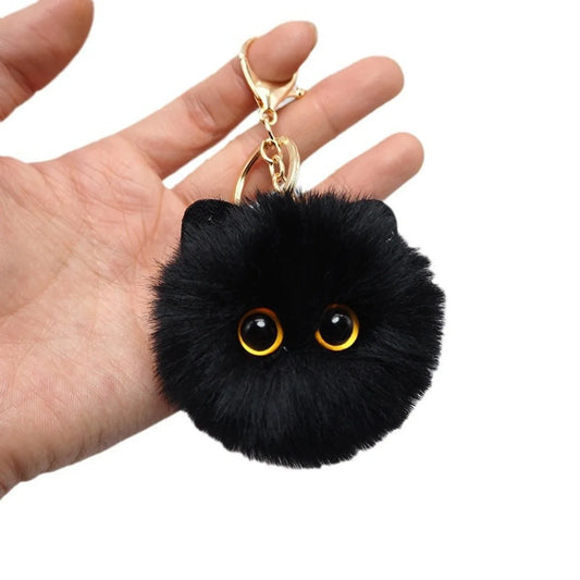Cute Plush Cat Keychain – Cartoon Doll Pendant for Bags, Cars & Gifts | سلسلة مفاتيح قطة محشوة لطيفة – دمية كرتونية مخصصة للحقائب، السيارات والهدايا