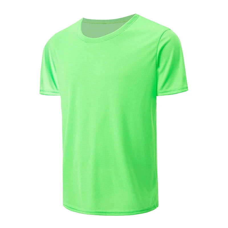 👕 Men's Solid Waffle Short Sleeve Sports Shirt – 1/5-Pack Lightweight Training Tee | تيشيرت رياضي رجالي بكم قصير – خامة وافل مريحة – قطعة أو باقة 5 قطع