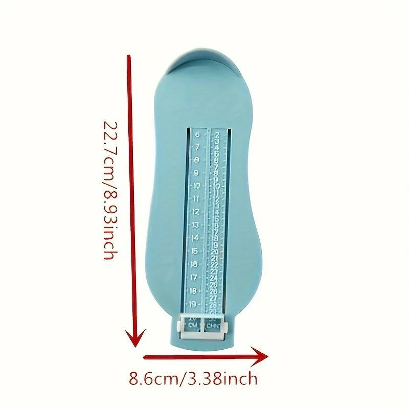 👣 Baby Foot Ruler – Kids Shoe Size Measuring Tool | مسطرة قدم للأطفال – أداة قياس مقاس الحذاء للرضّع والأطفال