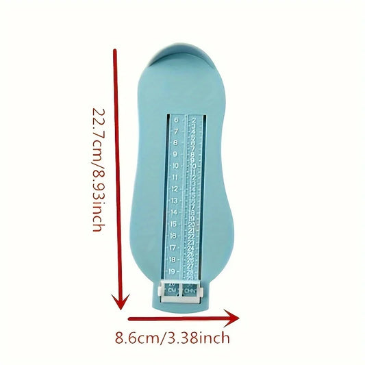 👣 Baby Foot Ruler – Kids Shoe Size Measuring Tool | مسطرة قدم للأطفال – أداة قياس مقاس الحذاء للرضّع والأطفال