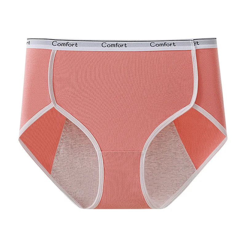✨ Women's Leak-Proof Menstrual Panties – High Waist Cotton Underwear 🔷 سروال داخلي نسائي مقاوم للتسرب للدورة الشهرية – خصر عالي من القطن المريح