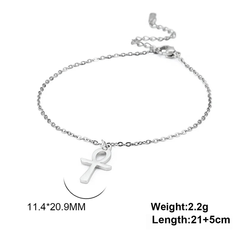 ✨ Gold Lotus Flower Anklet – Stainless Steel Foot Bracelet for Women 🔷 خلخال زهرة اللوتس بلون ذهبي – سلسلة كاحل من الستانلس ستيل للنساء