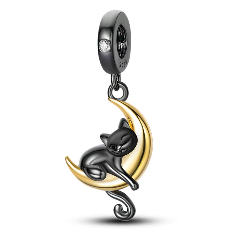 ✨ 925 Sterling Silver Mom & Daughter Heart Charm – Fits Pandora Bracelets 🔷 تعليقة قلب للأم والابنة من الفضة الإسترلينية 925 – مناسبة لأساور باندورا