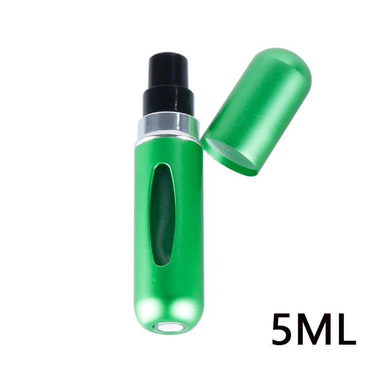 5ml Refillable Travel Perfume Bottle – Bottom Refill Spray Container with Press Head for Cosmetics & Liquids | عبوة عطر قابلة لإعادة التعبئة 5 مل – تعبئة من الأسفل مع بخاخ محمول مثالي للسفر والتجميل