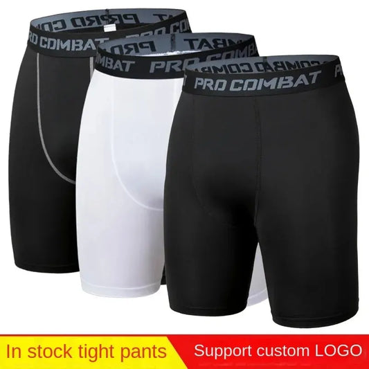 🏀 Men's Plus Size Long Sports Shorts – Elastic Waist Gym/Fitness Underwear (1/5 Pcs) | شورت رياضي رجالي طويل بمقاسات كبيرة – خصر مطاطي – جيم وكرة قدم (قطعة/5 قطع)