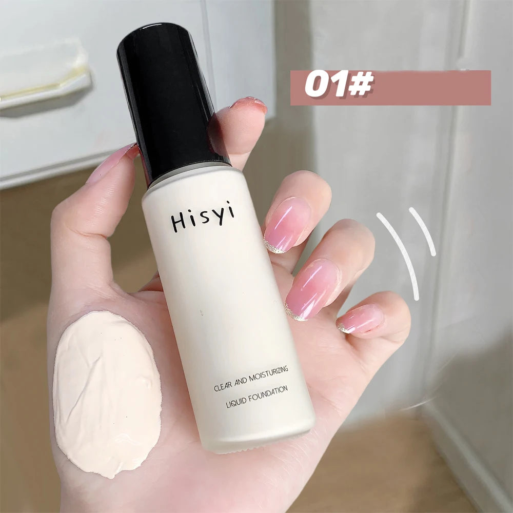 ✨ Liquid Transparent Foundation – Natural Finish & Flawless Coverage 🔷 فاونديشن سائل شفاف – تغطية طبيعية تخفي العيوب بدون تكتل